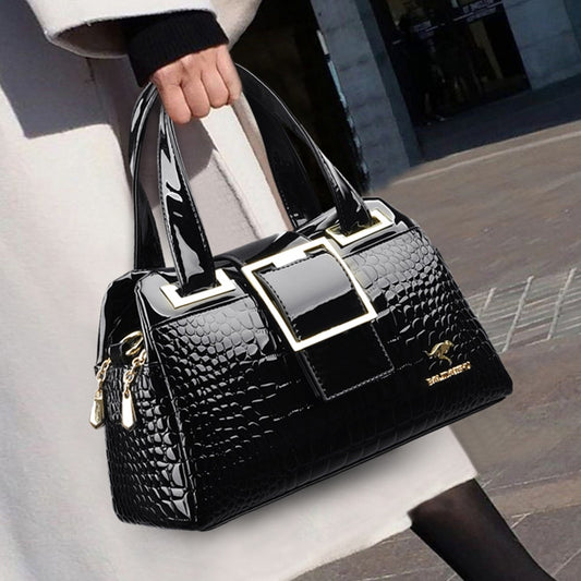 Crocodile Pattern Leather Casual Bag