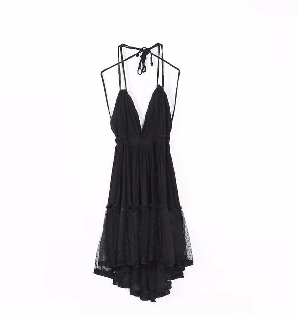 Strapless Women Summer Boho Dress