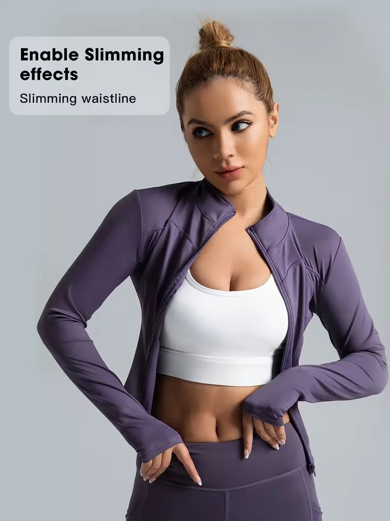 Zipper Half Sleeve Sports Topg