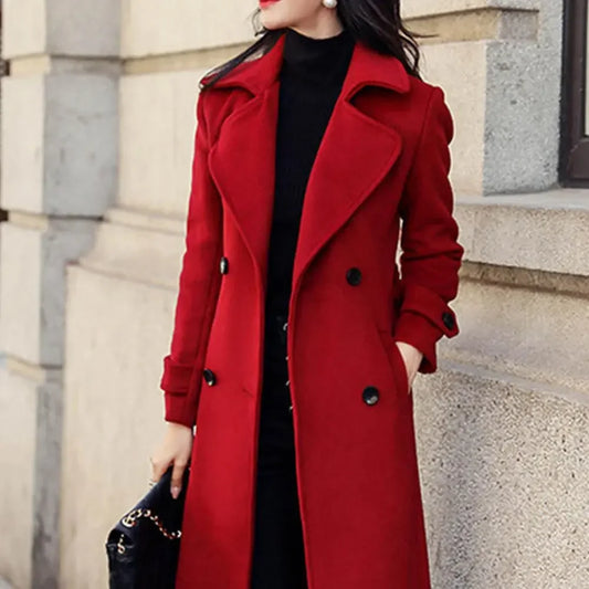 Women Casual Fashion Long Coat