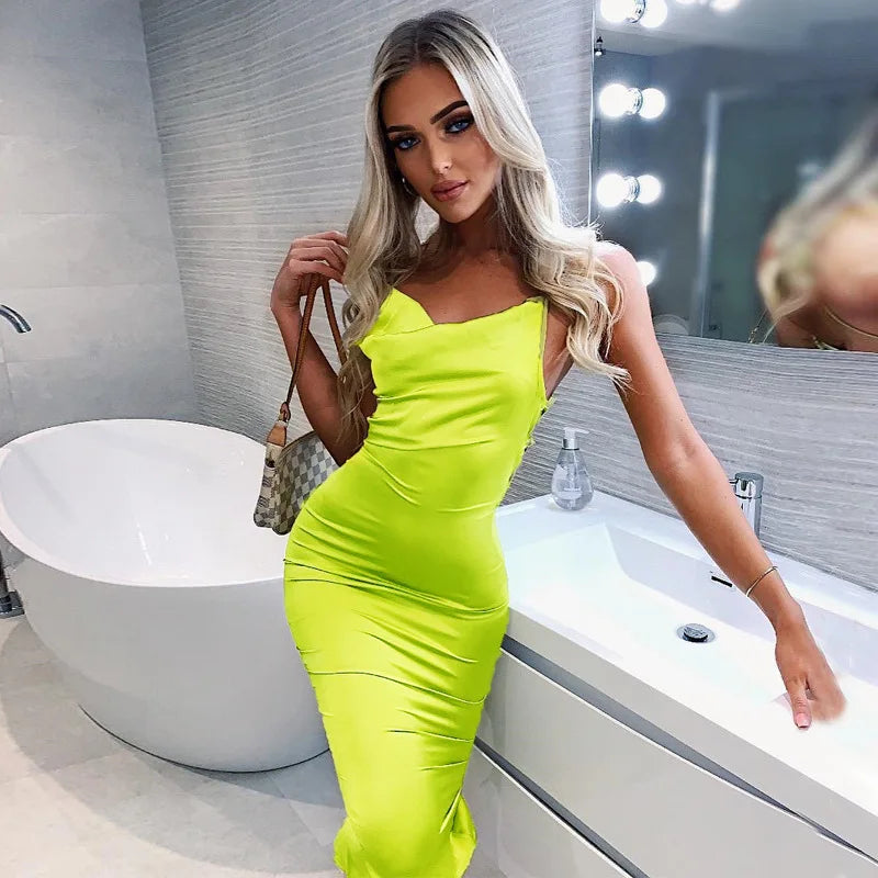 Elegant Satin Dress