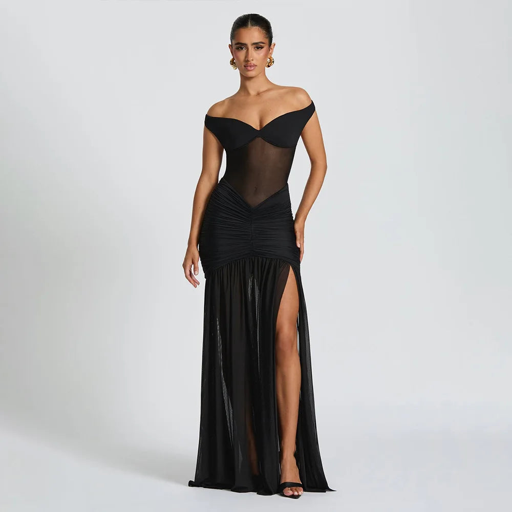 Ladies Summer Elegant Evening Party Dress