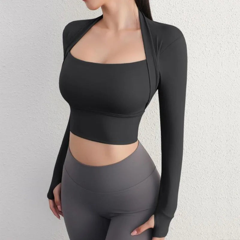 Sexy Seamless Yoga Shirt
