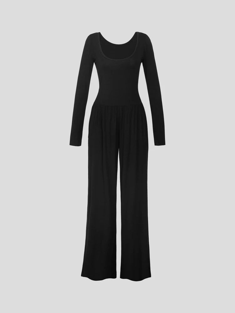 Casual Overalls Jumpsuit Activity Wear Fitness Outfit