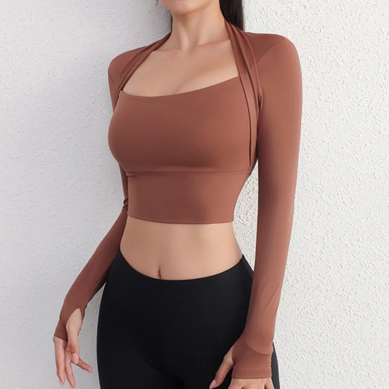 Sexy Seamless Yoga Shirt