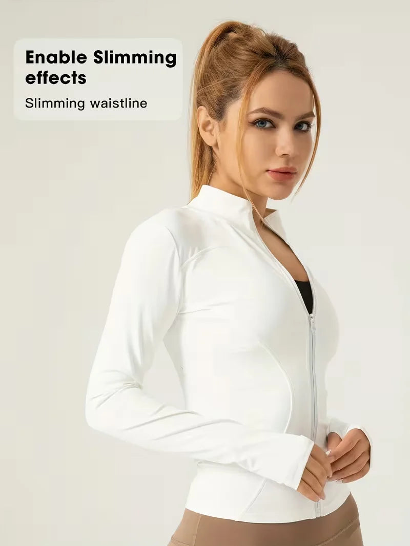 Zipper Half Sleeve Sports Topg