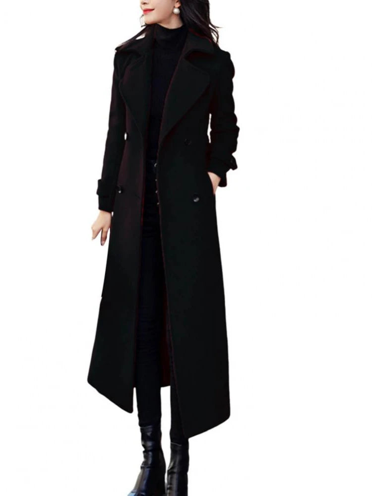 Women Casual Fashion Long Coat