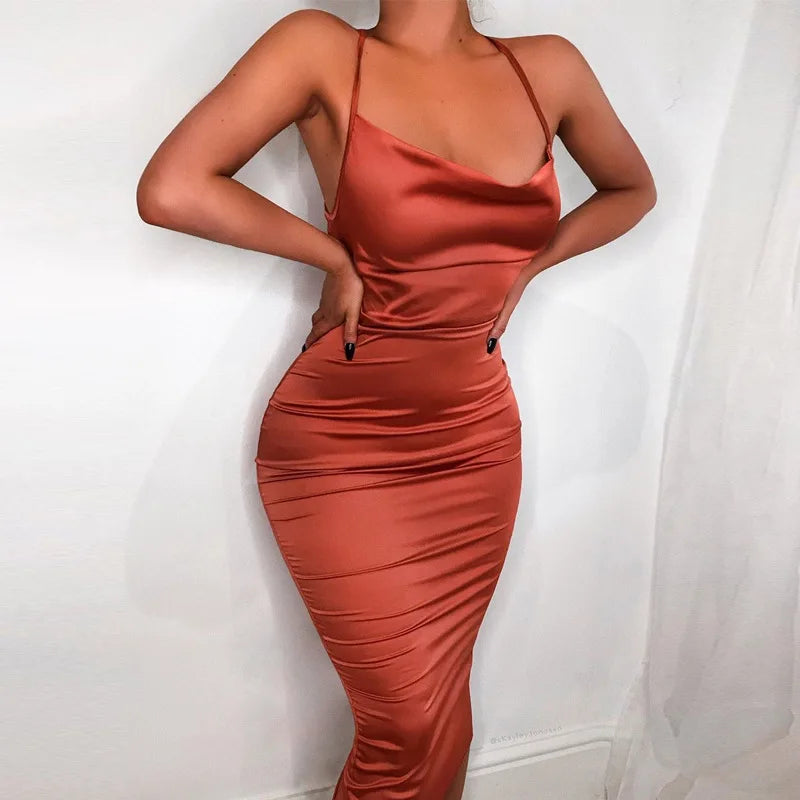 Elegant Satin Dress