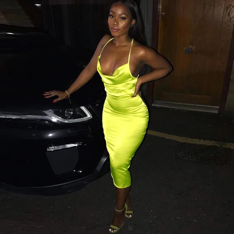 Elegant Satin Dress
