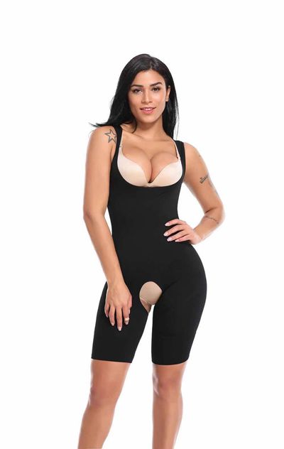 Body Shaper Slimming Bodysuit Open Crotch Corset Waist Trainer