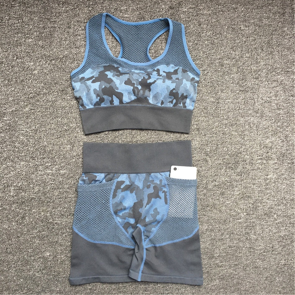 Camouflage Gym Workout Fitness Wear