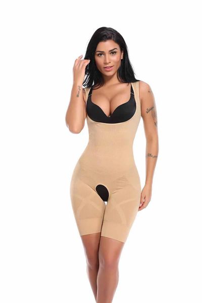 Body Shaper Slimming Bodysuit Open Crotch Corset Waist Trainer