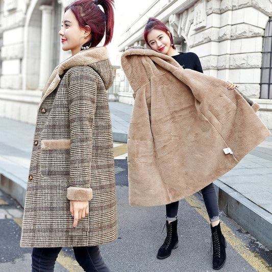 Women Winter Hooded Outerwear