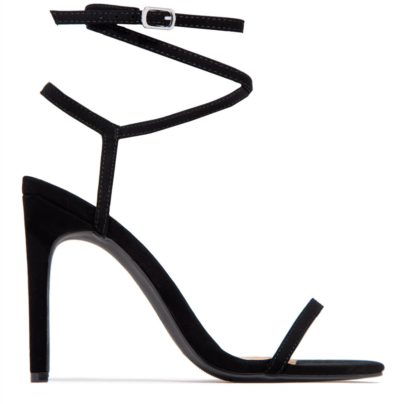 Sexy Thin High Heels  Square Toe Ladies Ankle Strap