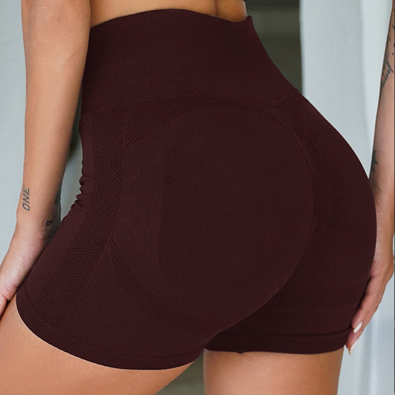 Summer Seamless High-Waisted Running Short