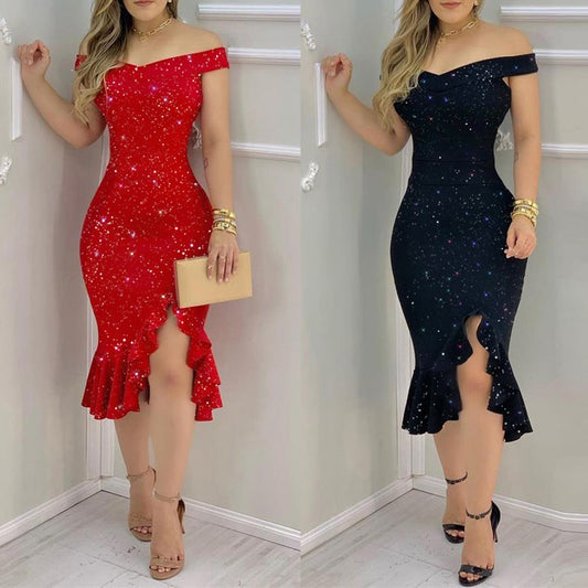 Sexy Off Shoulder Bodycon Dress