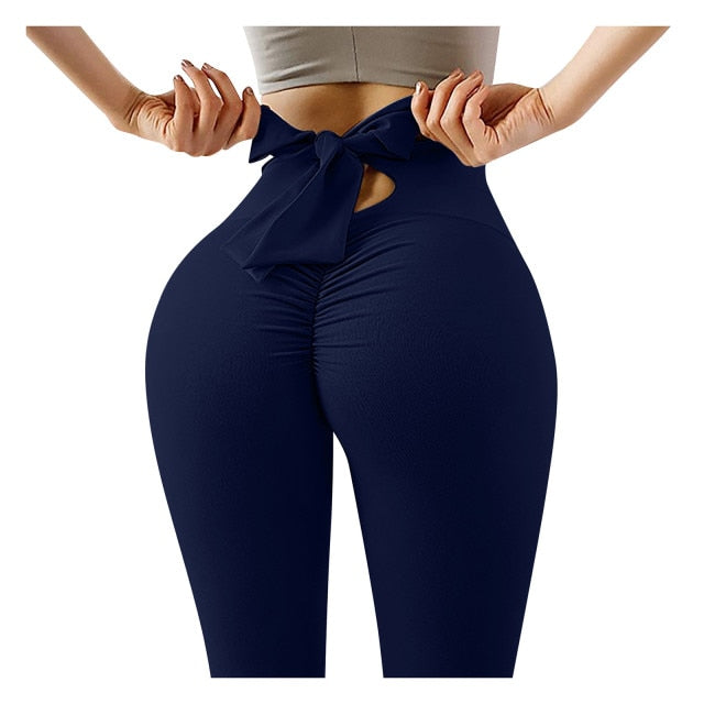 Bowknot Bottoms Push Up Ankle-length Pants