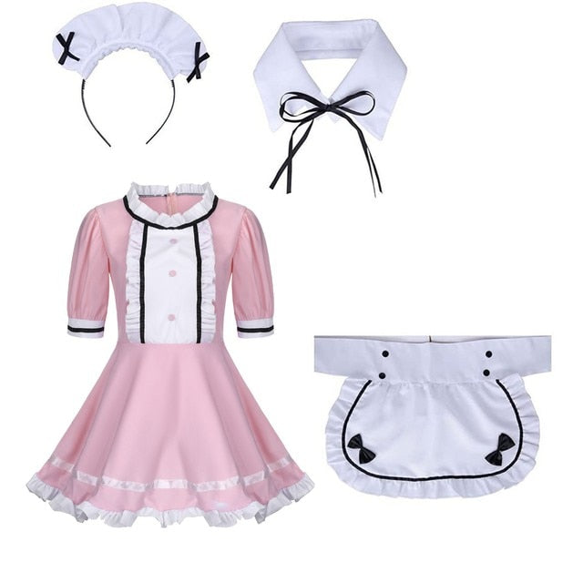 Sexy French Costumes Maid Dress