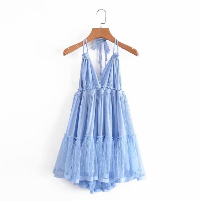 Strapless Women Summer Boho Dress