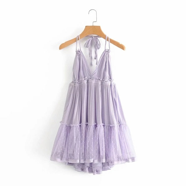 Strapless Women Summer Boho Dress